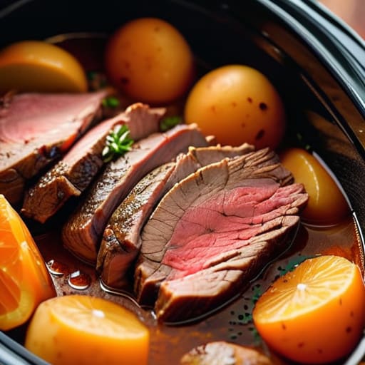 The "Dump and Go" Pot Roast meal.
