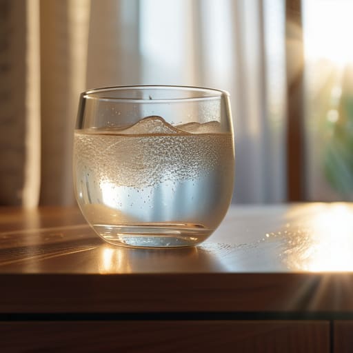 The No-Brainer Hydration Hit water glass.