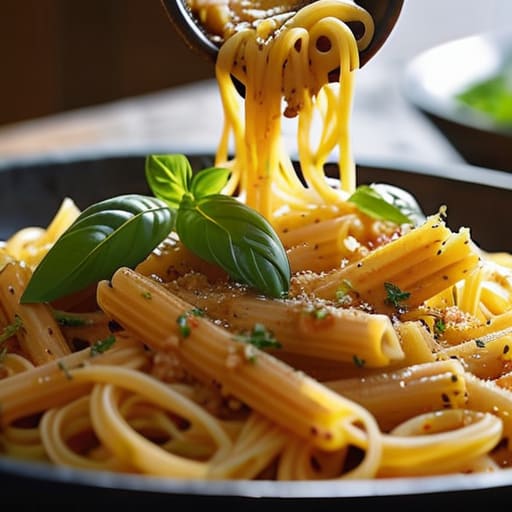 Choosing Types of Pasta Shapes and Cooking Times.