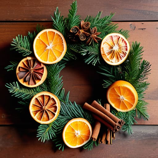 Handmade Rustic Cinnamon Stick Wreaths.