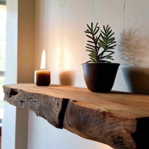 The Magic of Floating Mantels on walls.