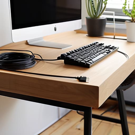 Taming the Chaos for Good: organized desk.