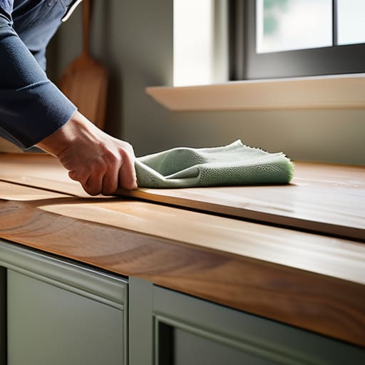 Guide on how to paint kitchen cabinets.