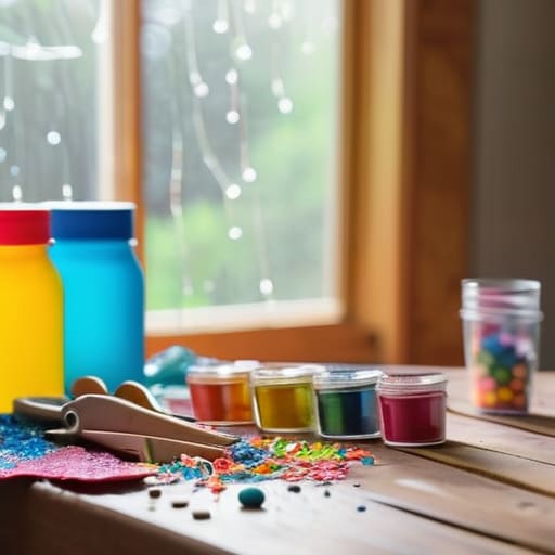 Easy kids craft ideas for rainy days.