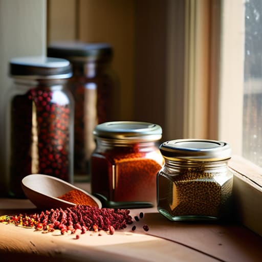 The Custom Spice Blend Kit in jars.