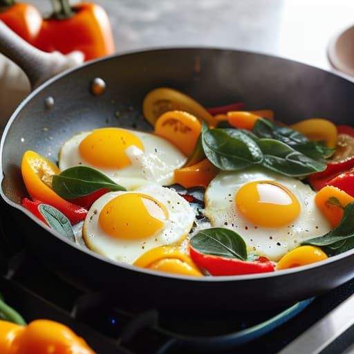 The One-Pan Egg Scramble in skillet.